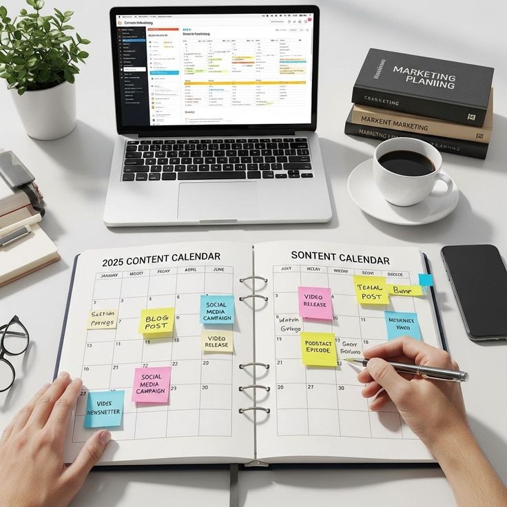 Estrategia y calendario de contenidos